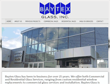 Tablet Screenshot of baytexglass.com